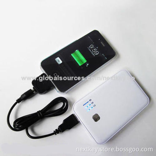 Best Selling Ultra-slim Power Bank, 5600mAh, for iPhone, iPad, with Dual-USB Port